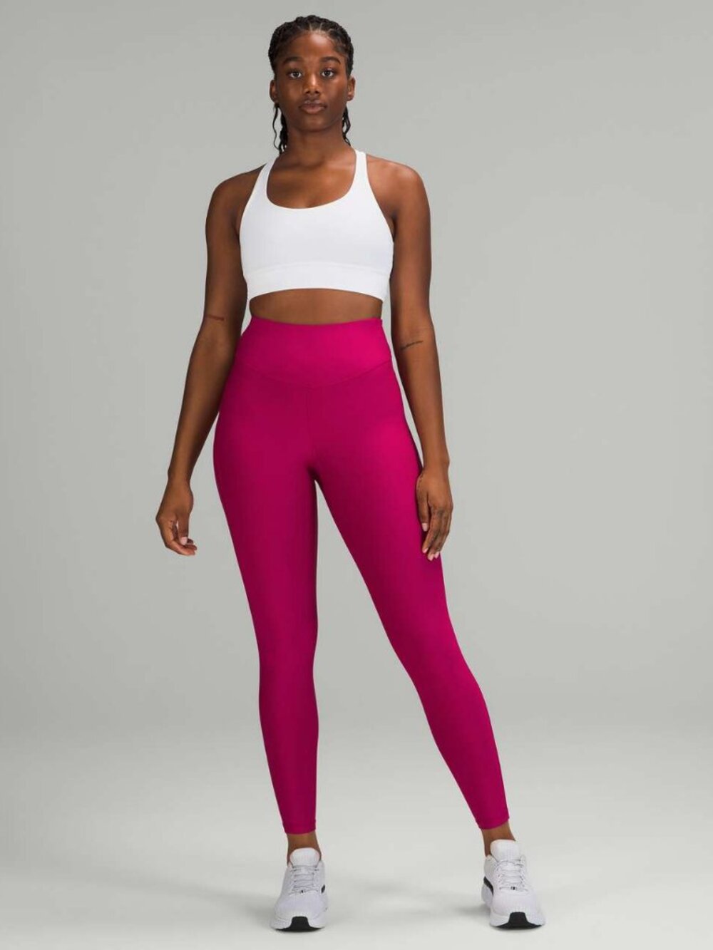 Lululemon Base Pace High-Rise Fleece Lined Tight 28" In Wild Berry